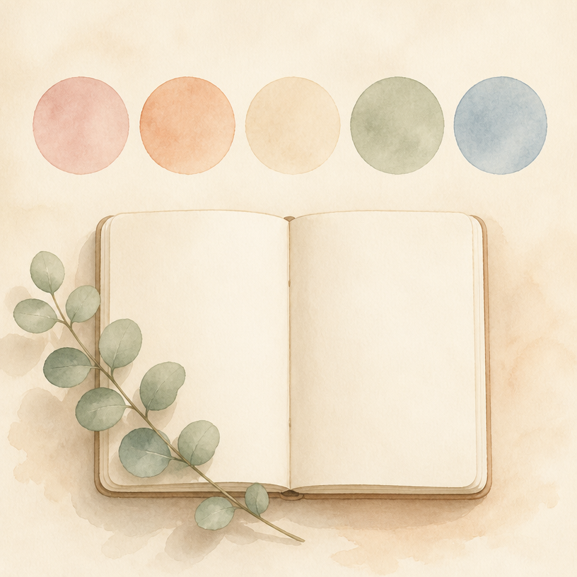 Gentle illustration of a daily check-in