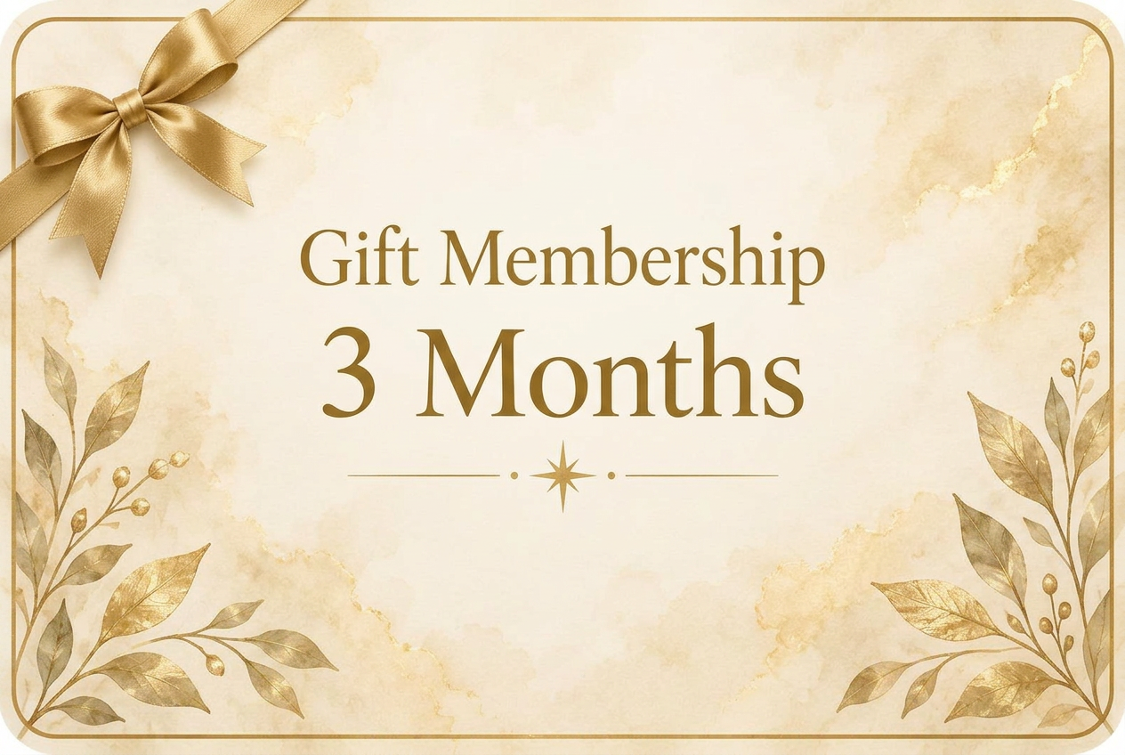 3-month gift card